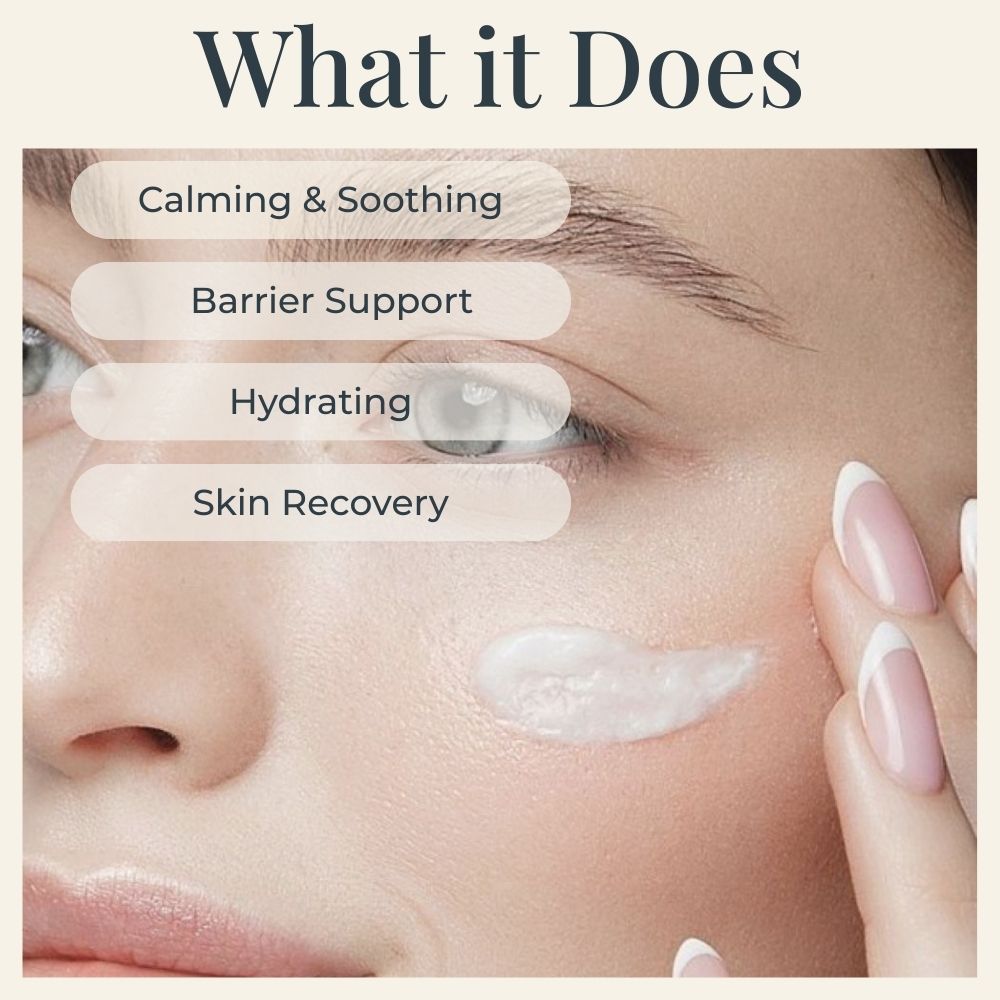 Cicaming Madeca B5 Cream jar with a white label on a black background