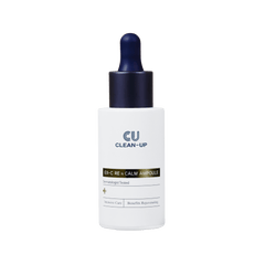 CU Clean-Up skincare ampoule bottle with dropper on a white background