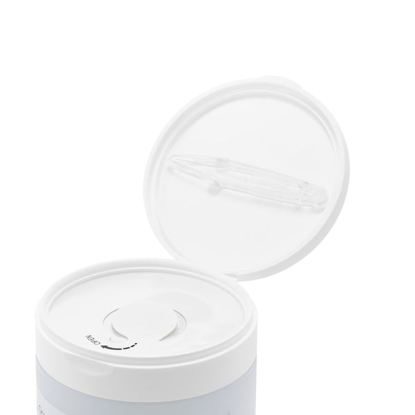 dr solution cicaming centeca b5 toner pad with lid open on a white background.