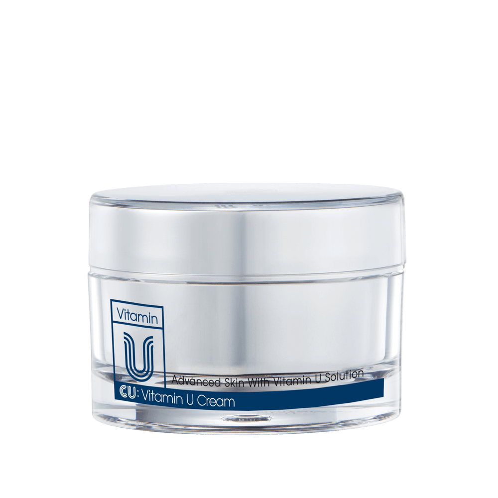 Jar of Vitamin U Cream on a white background