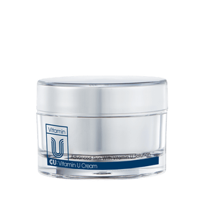 Jar of Vitamin U Cream on a white background